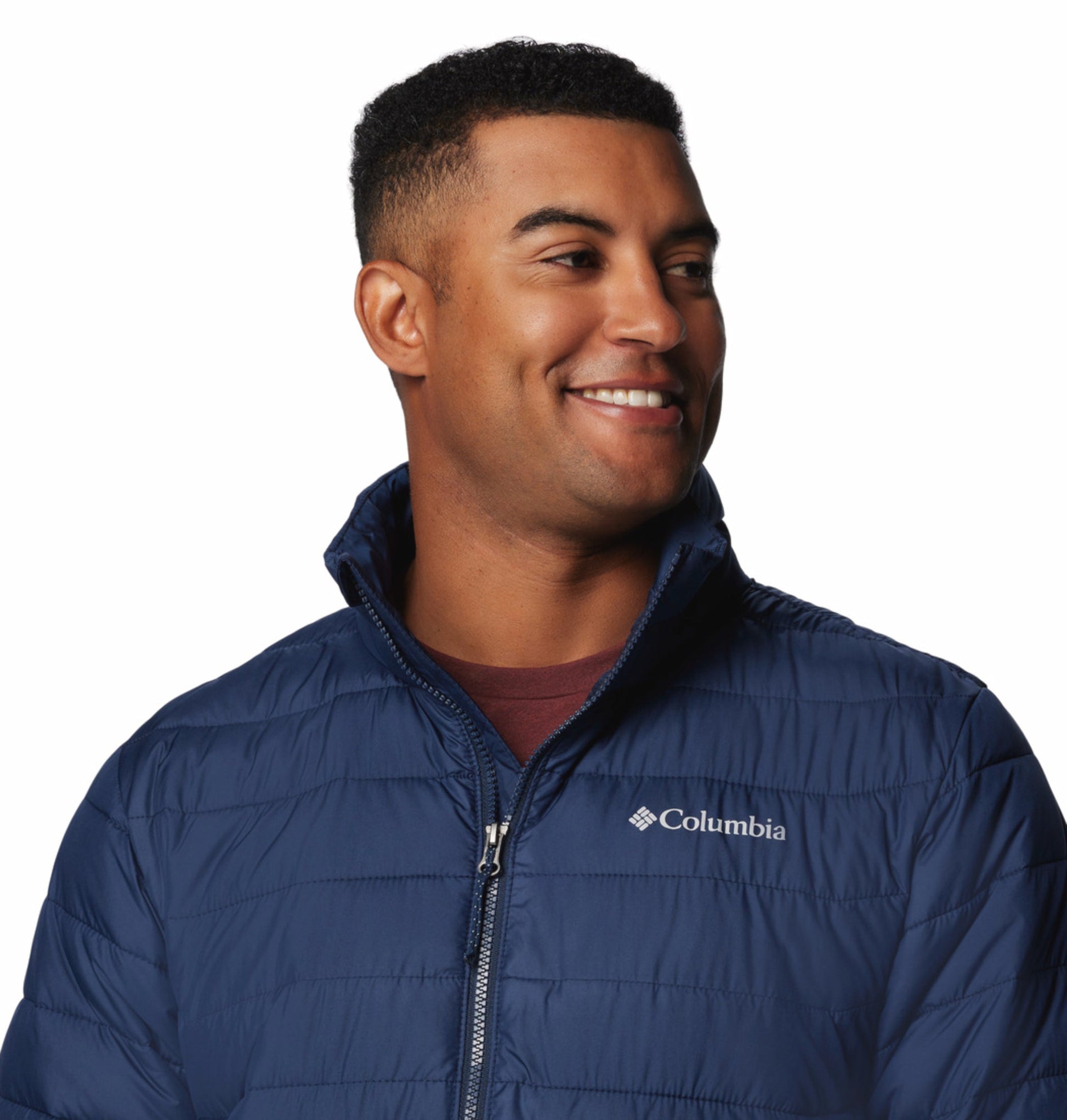 mens blue omni heat reflective powder lite ii down jacket plus size