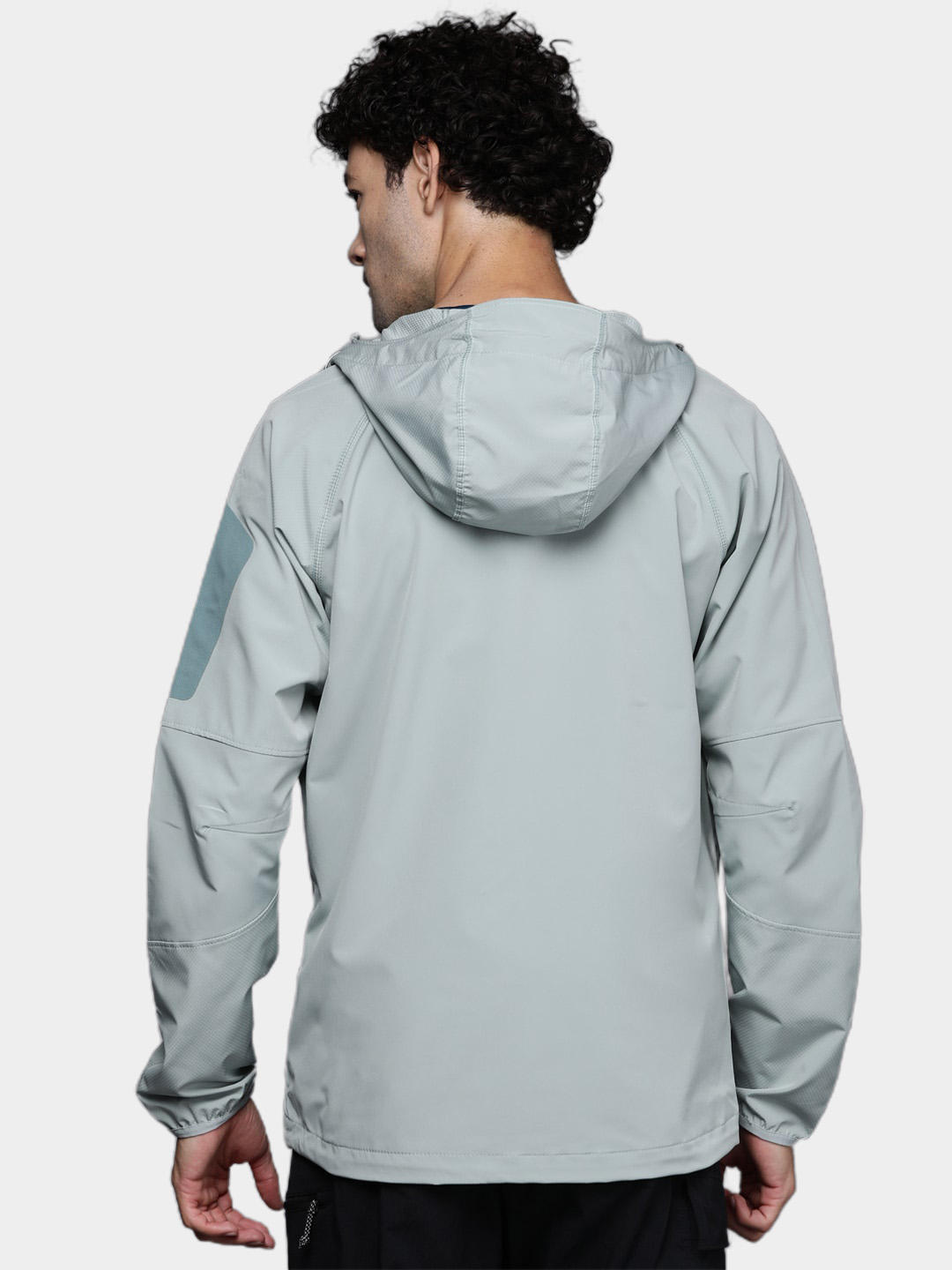 Columbia Men Green Tall Heights Hooded Soft Shell Jacket
