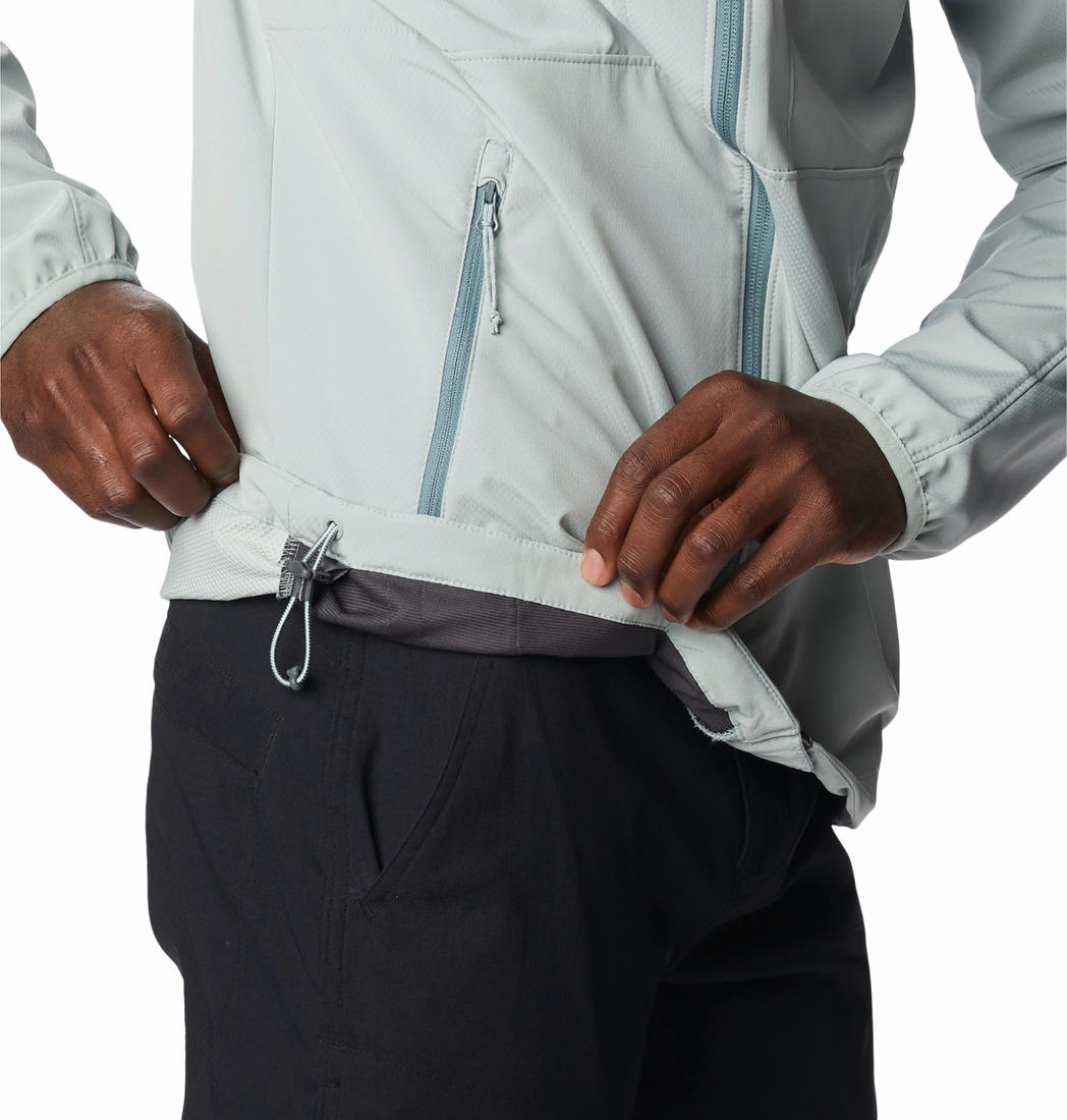 Columbia Men Green Tall Heights Hooded Softshell – Adventuras India