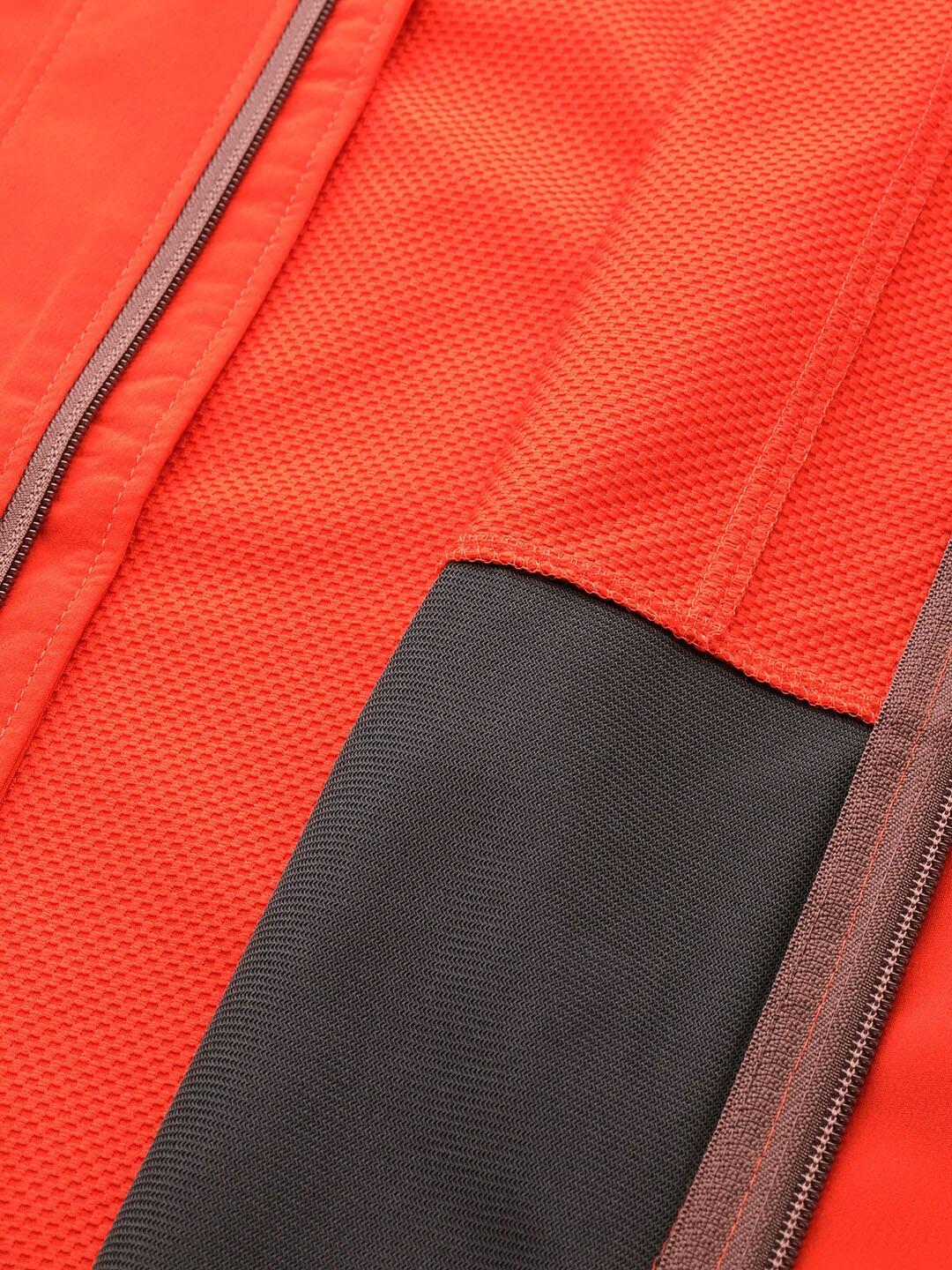 Columbia Men Orange Tall Heights Hooded Soft Shell Jacket
