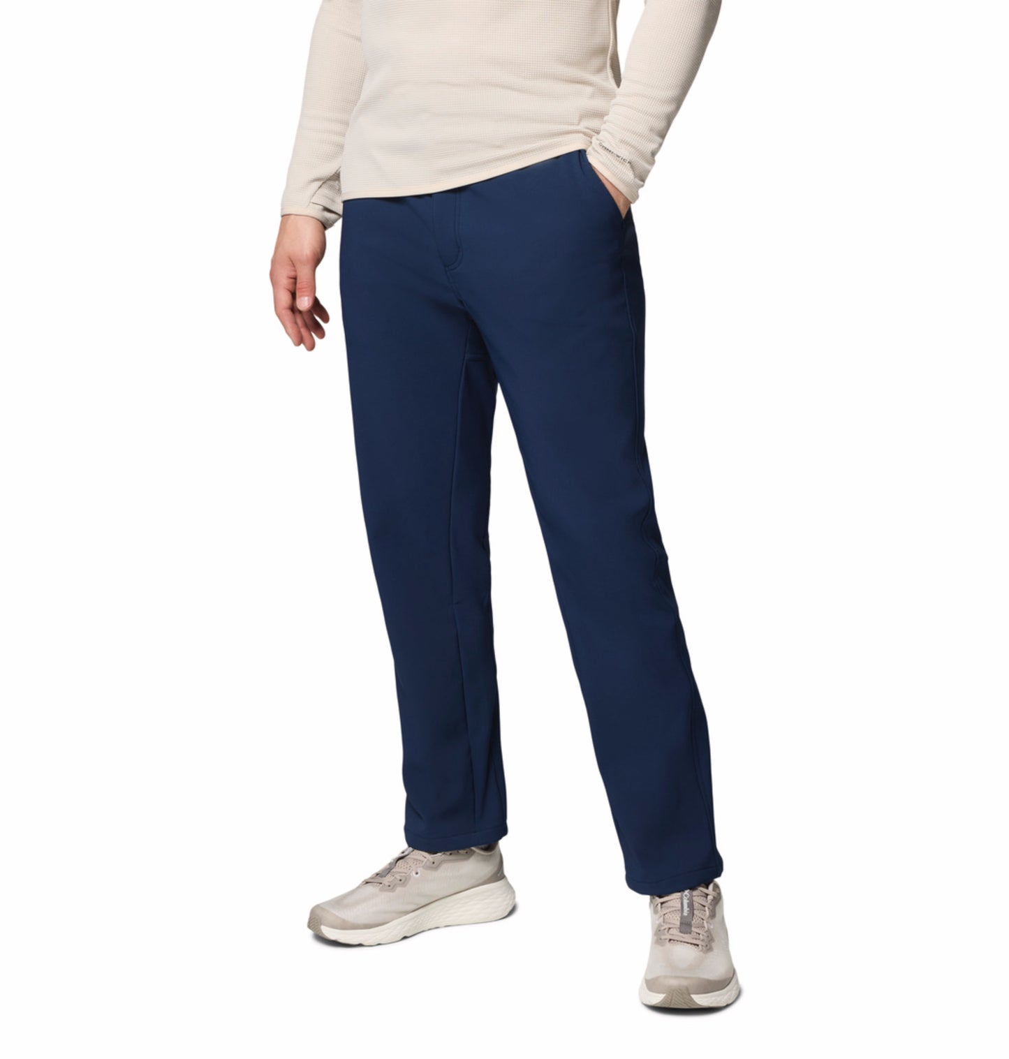 Columbia Men Navy Blue Omni-Heat Reflective Time To Trail Pant