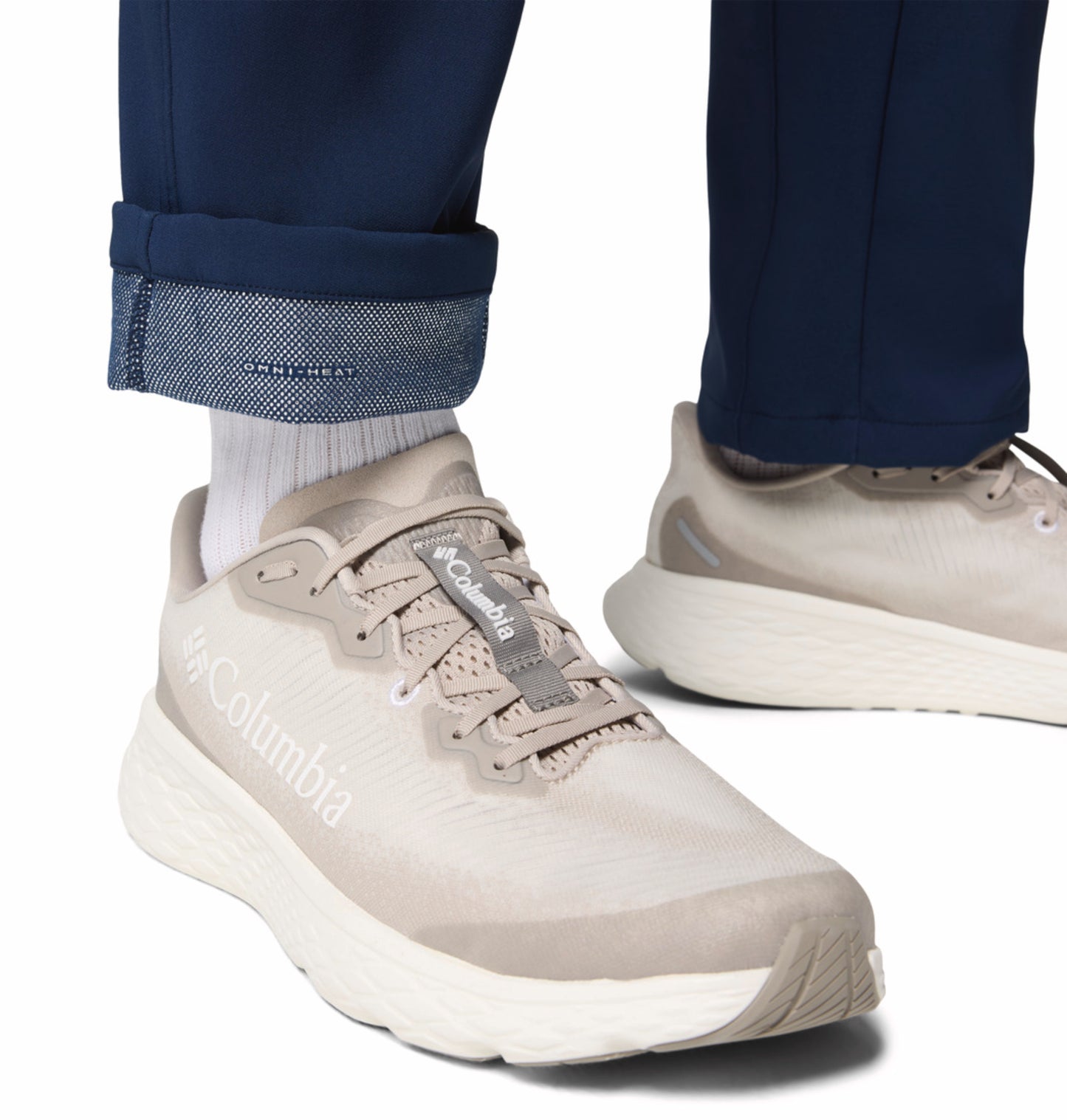 Columbia Men Navy Blue Omni-Heat Reflective Time To Trail Pant