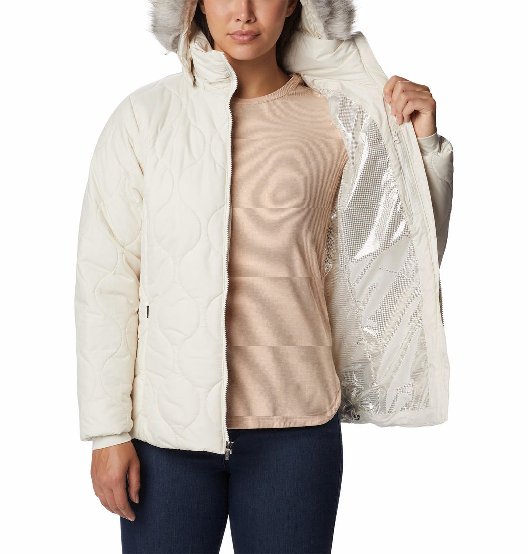 Columbia Women White Frosty Heights Jacket