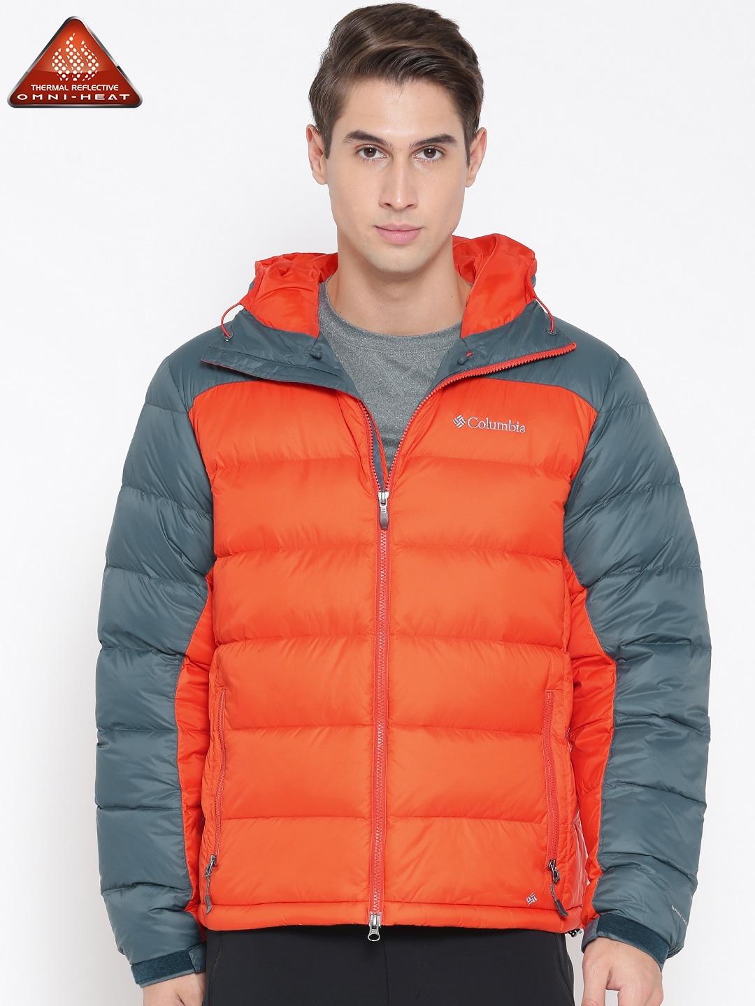 Columbia Men Orange Quantum Voyage Hooded Jacket