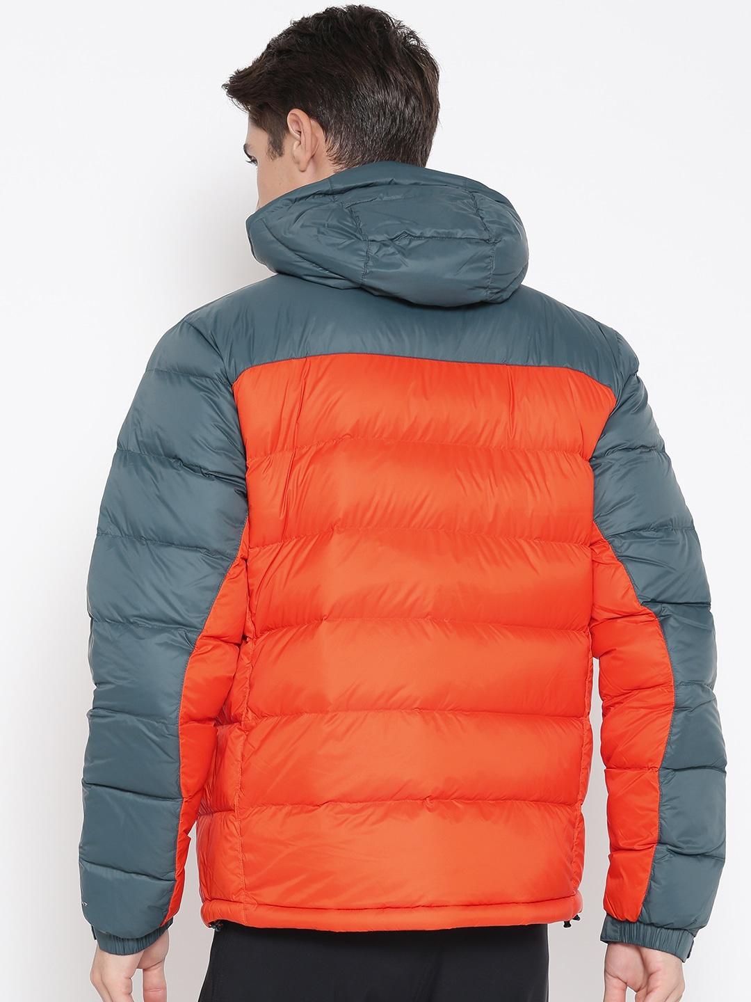 Columbia Men Orange Quantum Voyage Hooded Jacket