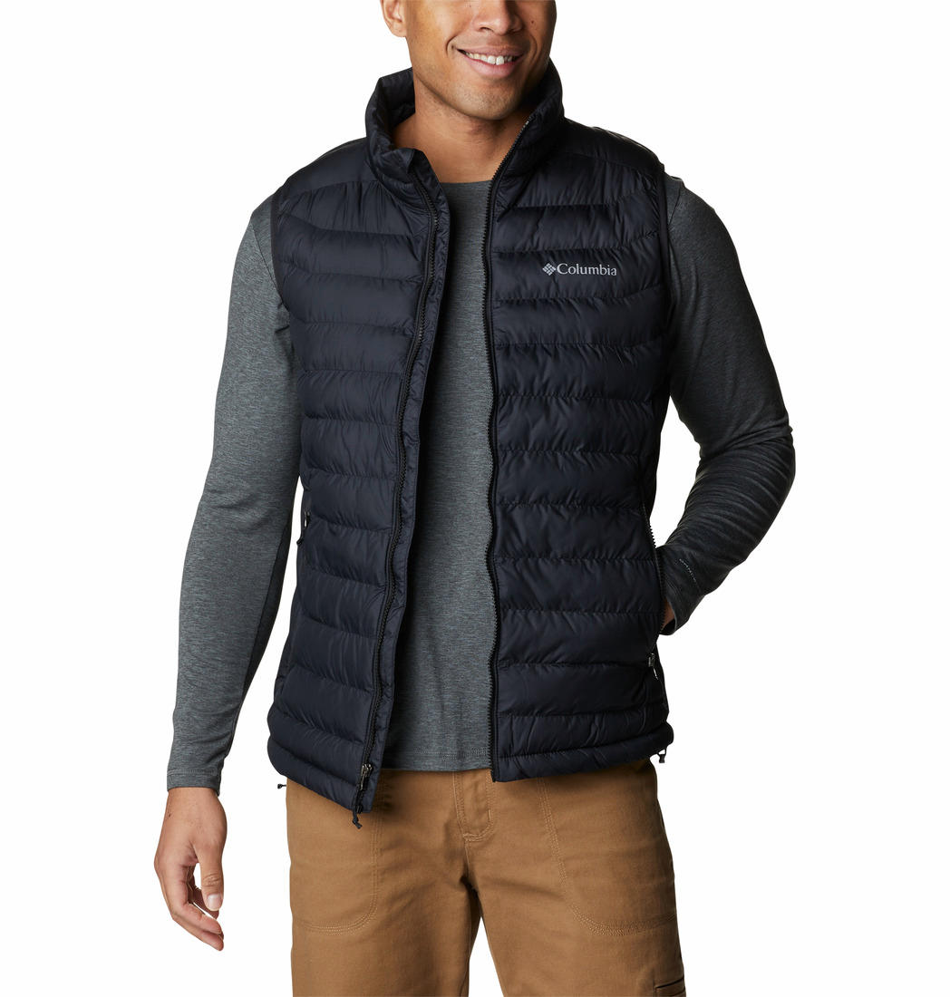 Columbia Men Black White Out Vest