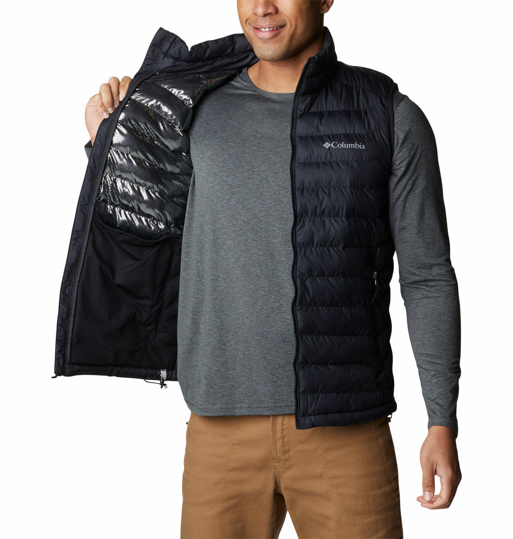 Columbia Men Black White Out Vest
