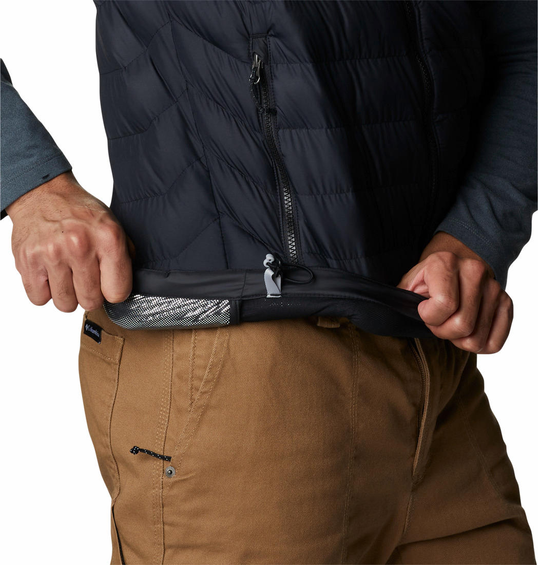 Columbia Men Black White Out Vest