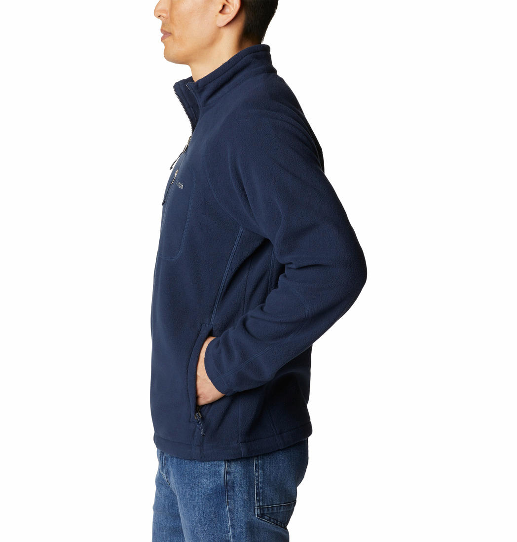 Columbia Men Blue Fleece Falls II Full Zip Fleece