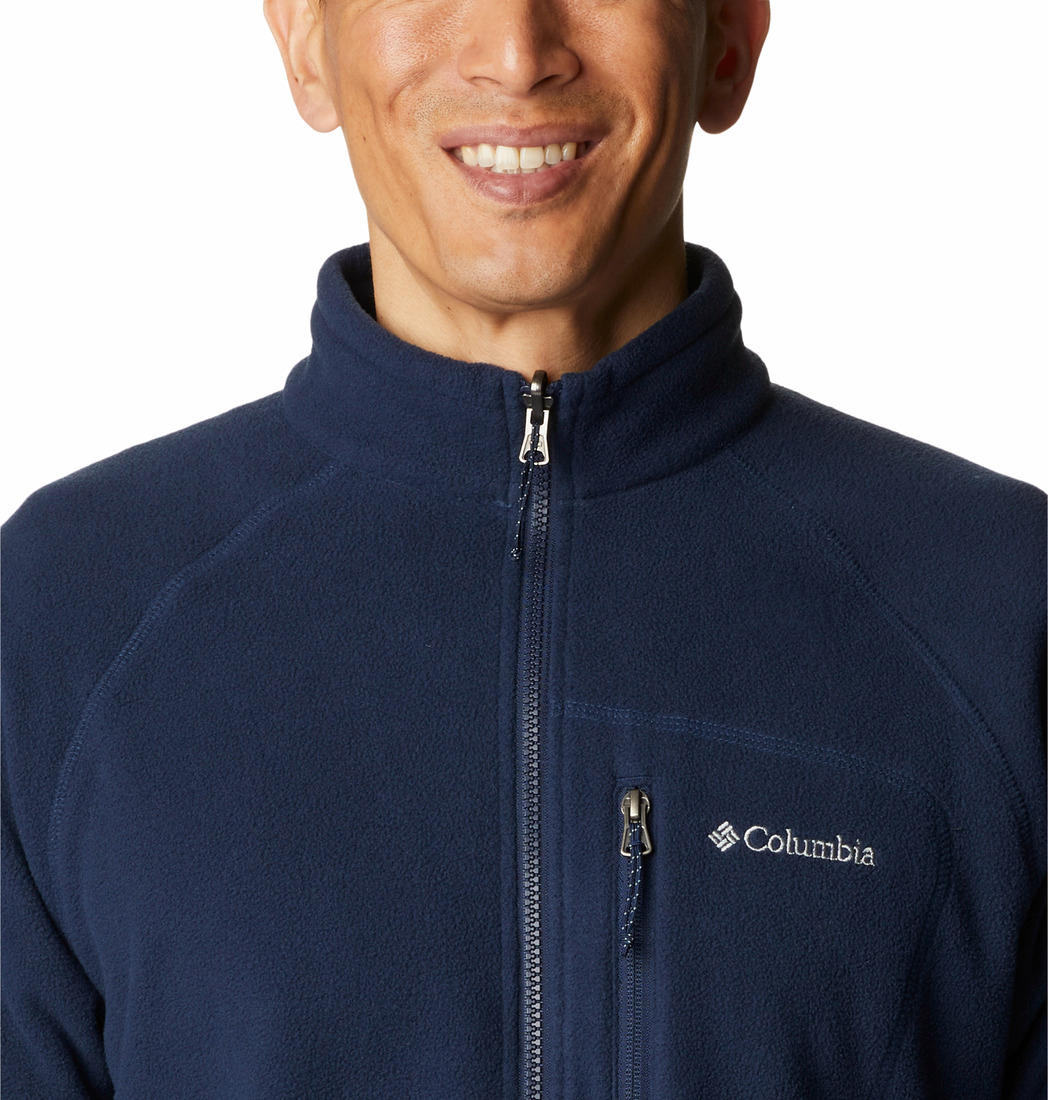 Columbia Men Blue Fleece Falls II Full Zip Fleece