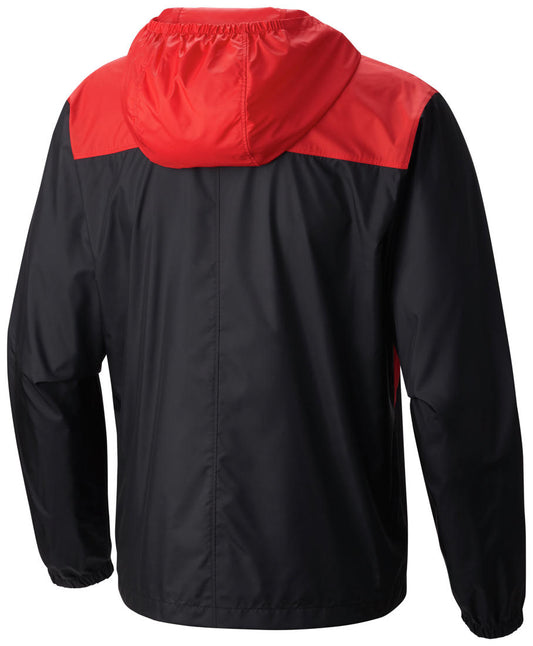 Columbia Men Red Flashback Windbreaker Pullover Rain Jacket