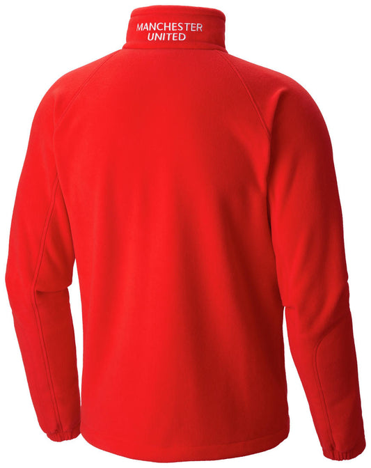 Columbia Men Red Fast Trek II Full Zip Fleece Jacket