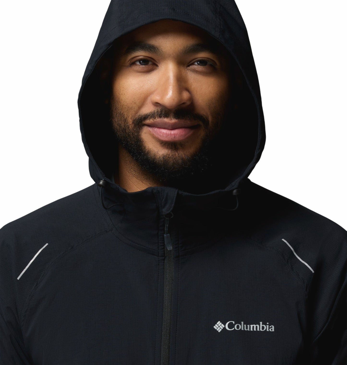 Columbia Men Black Omni-Shield Tech II Windbreaker