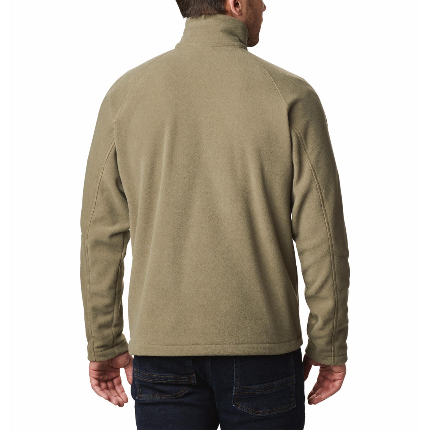 Columbia Men Green Fast Trek III Half Zip Fleece