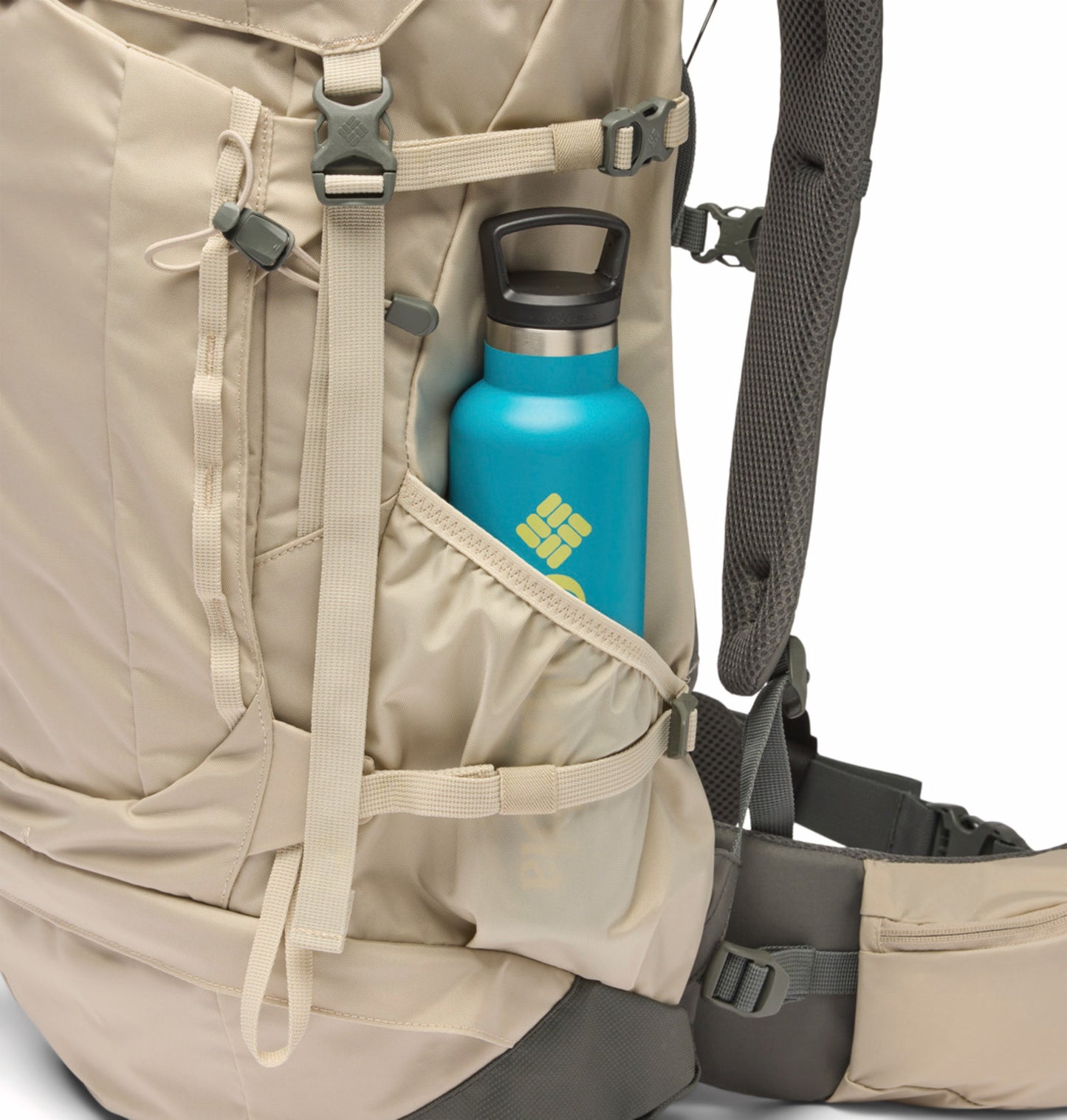 Columbia Unisex Beige Omni-Shield Wildwood Heights 45L+5L Backpack