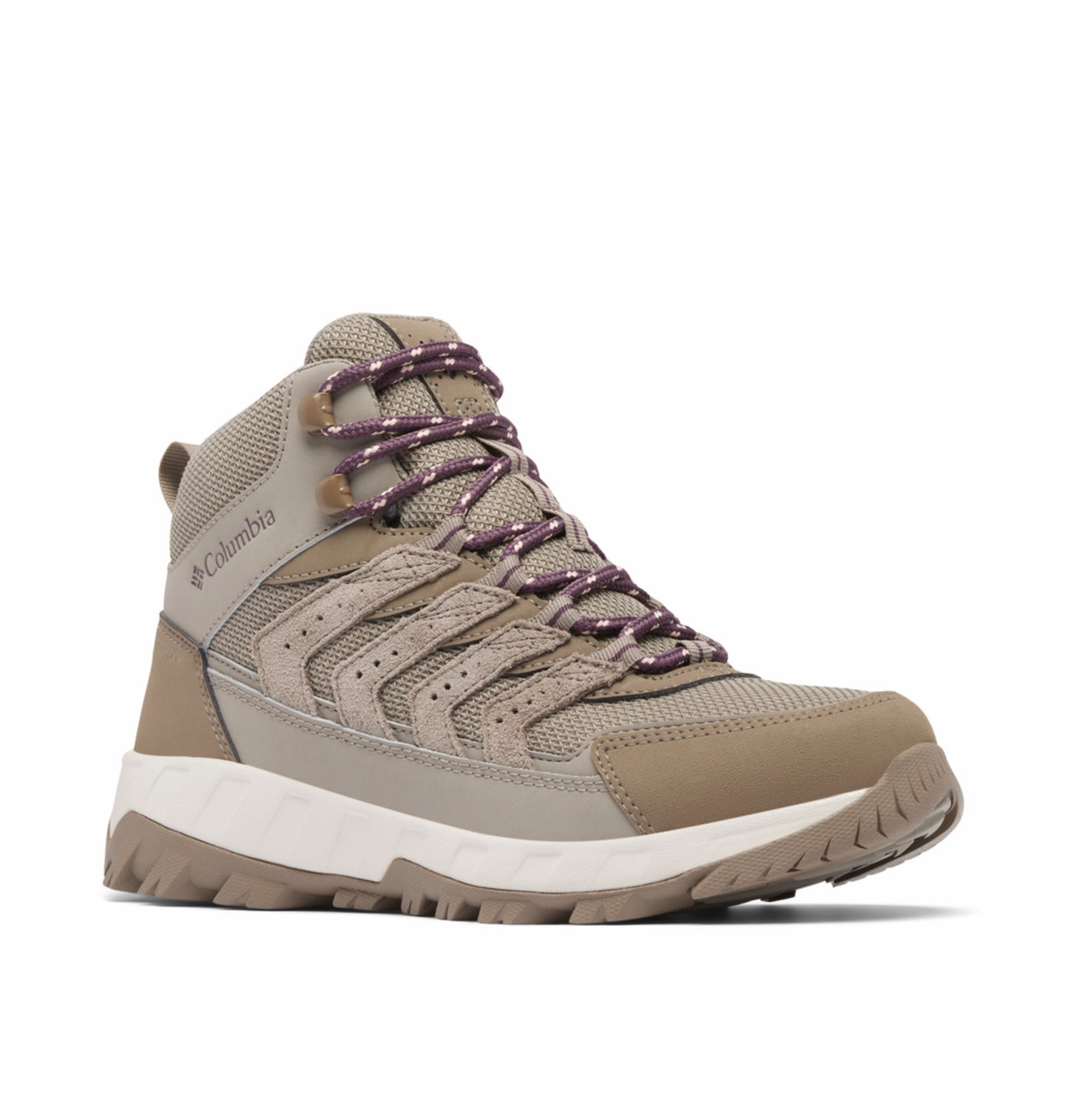 Columbia Women Brown OmniGrip Strata Trail Waterproof Hiking and Trekking Shoes