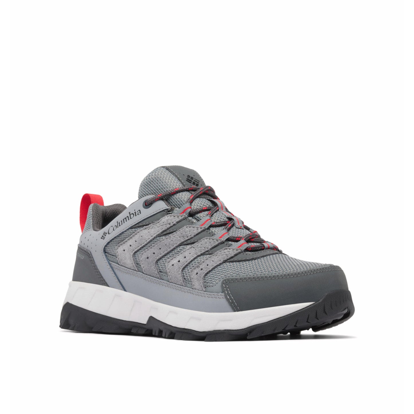 Columbia Mens Grey Strata Trail Low Waterproof Shoes