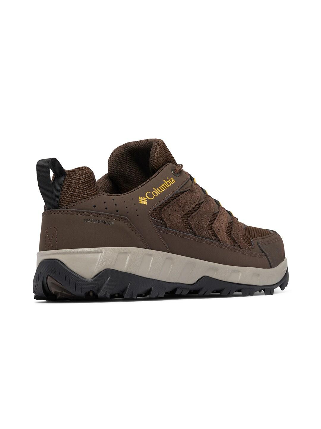 Columbia Men Brown STRATA TRAIL LOW WP