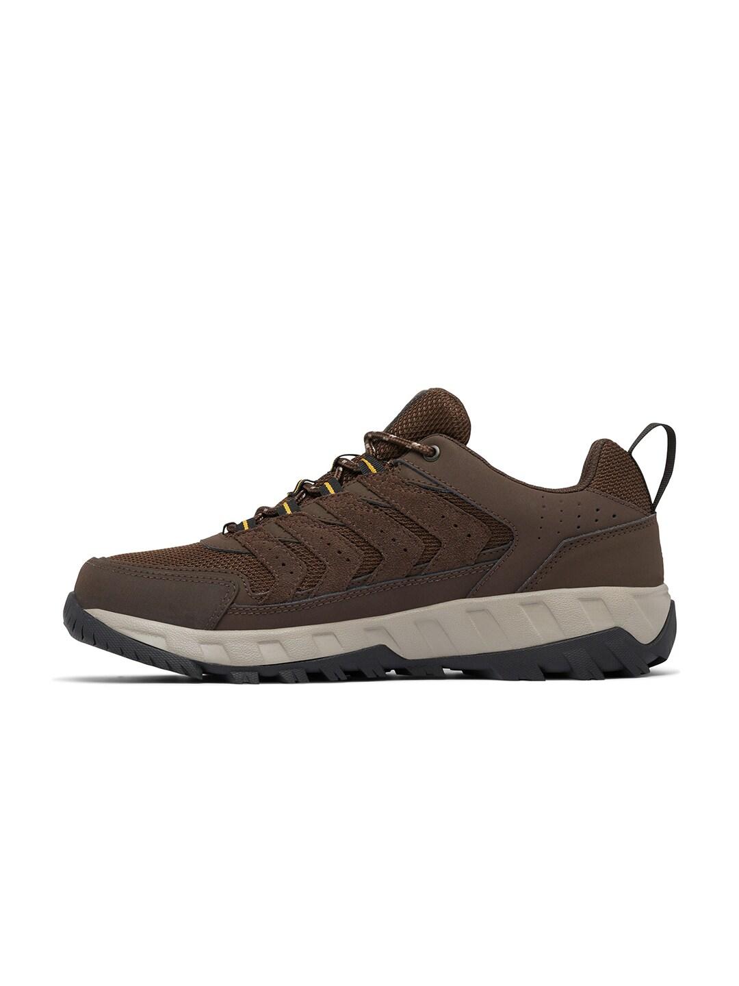 Columbia Men Brown STRATA TRAIL LOW WP