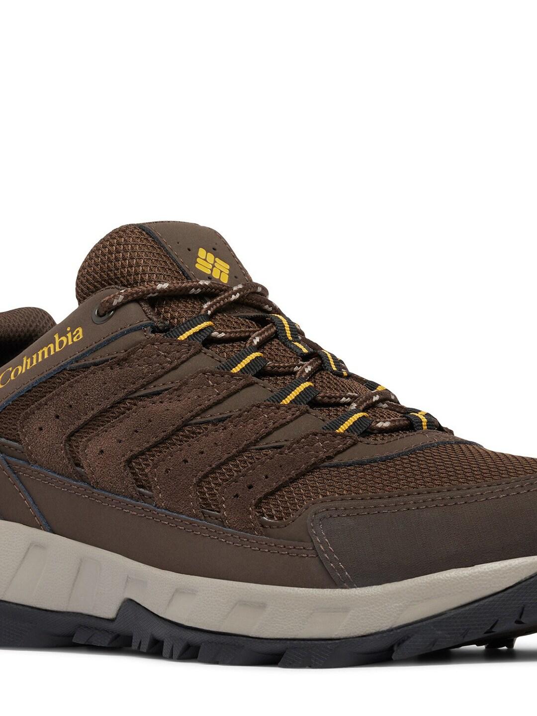Columbia Men Brown STRATA TRAIL LOW WP