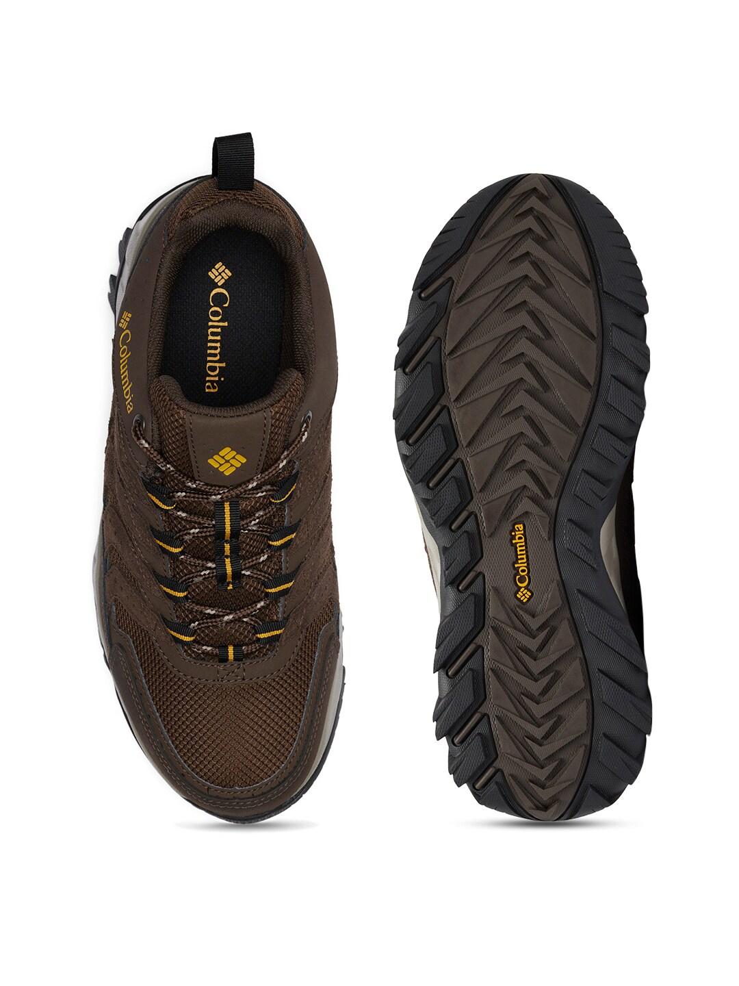 Columbia Men Brown STRATA TRAIL LOW WP