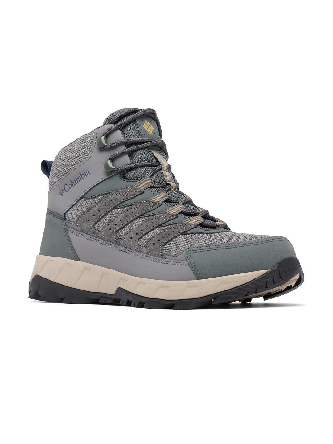 Columbia Men Grey STRATA TRAIL MID WP