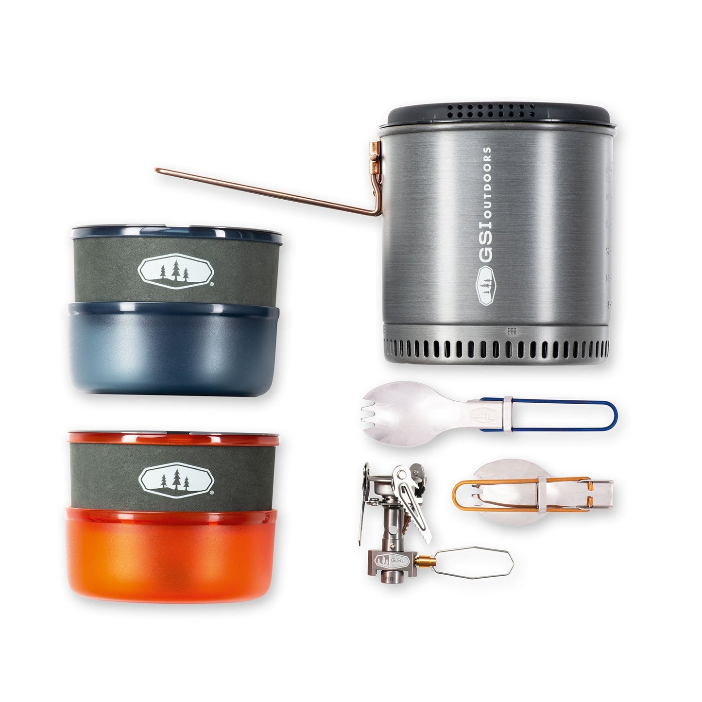 GSI Outdoors Unisex Multi Halulite Dualist - HS Complete Cook Set