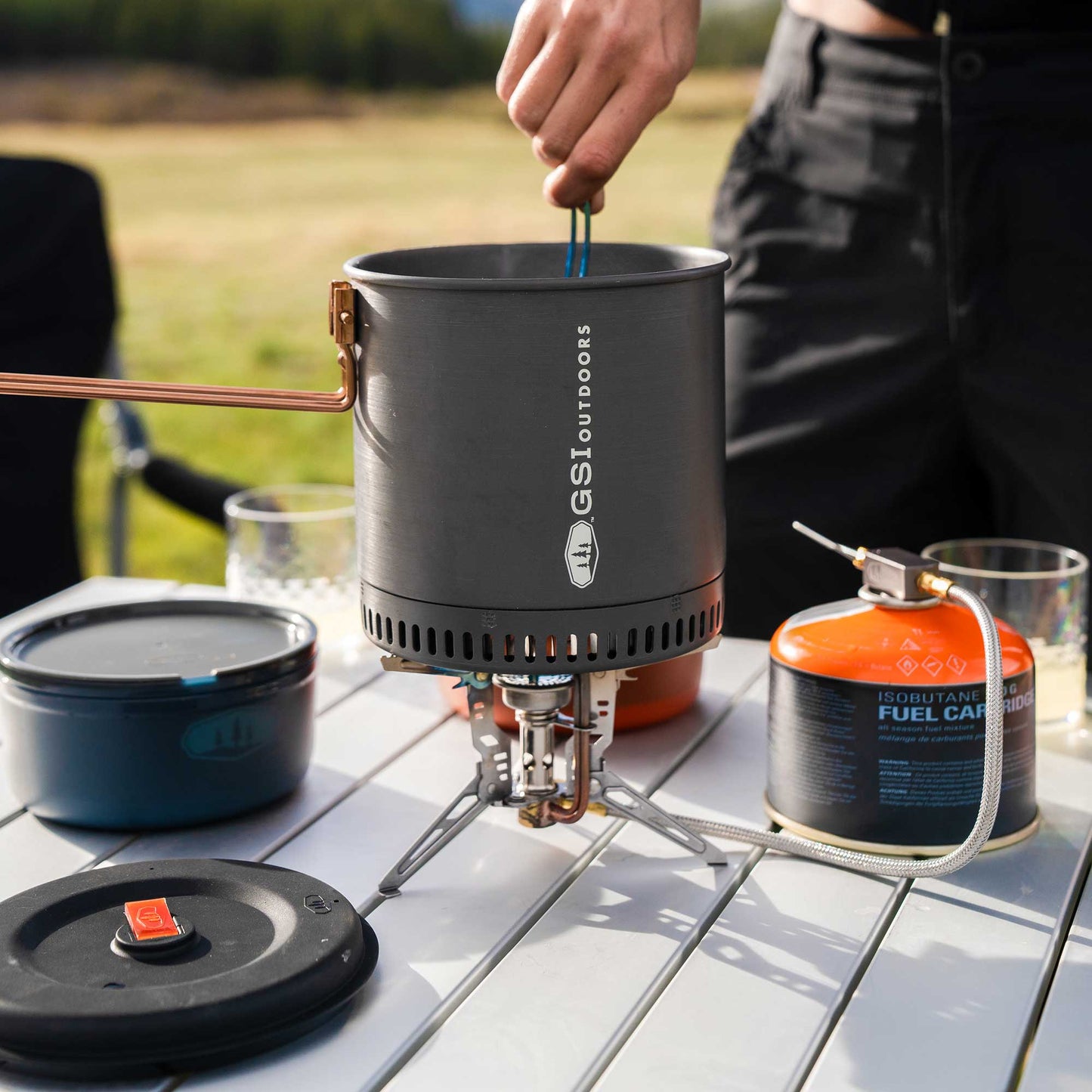 GSI Outdoors Unisex Multi Halulite Dualist - HS Complete Cook Set