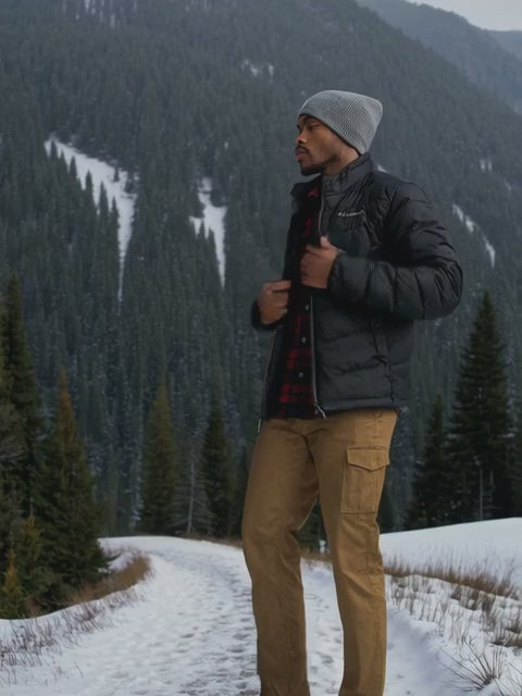 A Men Wearing Columbia Men Black Labyrinth Loop II Jacket